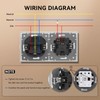 BSEED Light Switch with Socket USB C Matt, 20 W