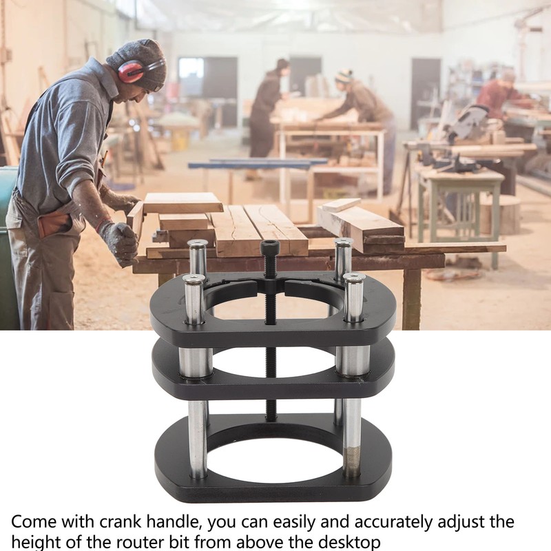 Trimming Machine Router Lift Table Base Aluminum Alloy Router Lift
