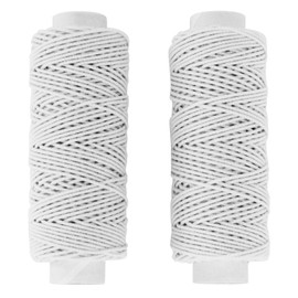 sanamika Rubber katan糸 20 m Roll x 2 Pcs White san176