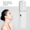 2PCS Portable Nano Facial Mister Mini Facial Steamer USB Rechargeable