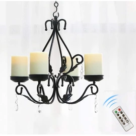 3 in 1 Ambient Lighting Chandelier Chain Hang Metal Wall Sconce