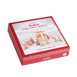 Eddingtons Christmas Nativity Gingerbread Cookie Cutter 10 Piece Set