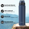 OLDLEY Stainless Steel Water Bottle with Straw 1L Vaccum Insulated