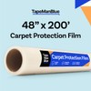 TapeManBlue Carpet Protection Film, 48 inch x 200 feet, Made