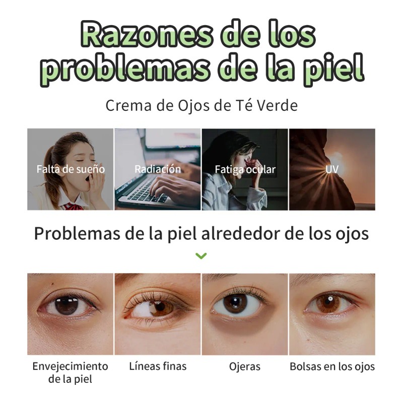Set Quiyum Té Verde 7 Pzs Cuidado Facial Piel Suave