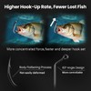 FishTrip 60 Degree Jig Hooks, Long Shank Aberdeen Hooks for