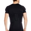 DGYAO Padded Comprssion T Shirt, Mens Rugby Safe Guard Top