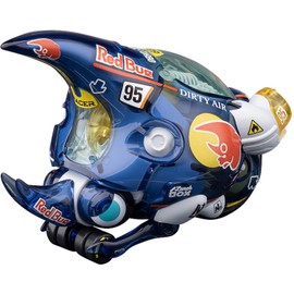 Wave KM-098 Seiji Nuclear Dynastes Clear Blue Non-scale, Total Height Approx. 2.0 inches (5 cm), Color Coded Plastic Model