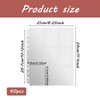 40 Pack 9 Pocket Page Protector, Holds 720 Pcs Cards,
