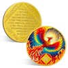 ACGZQY 4 Year Na Medallion – Rebirth Phoenix Sobriety Chip