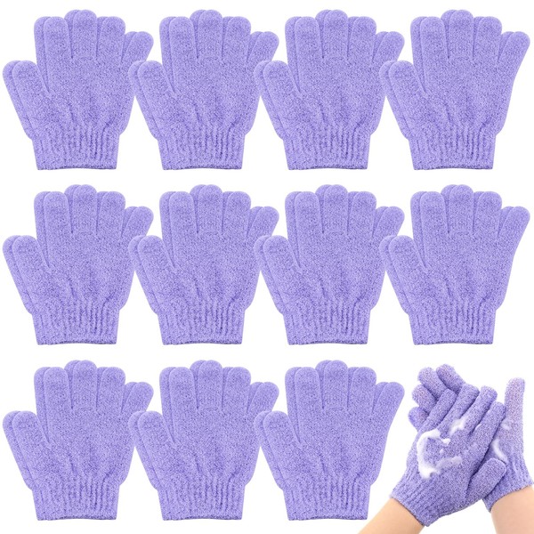Ramede 30 Pair Exfoliating Gloves Double Sided Exfoliating Bath Gloves
