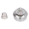Disee Alcohol Lamp, Adjustable Stainless Steel Lab Alcohol Lamp Explosion-proof