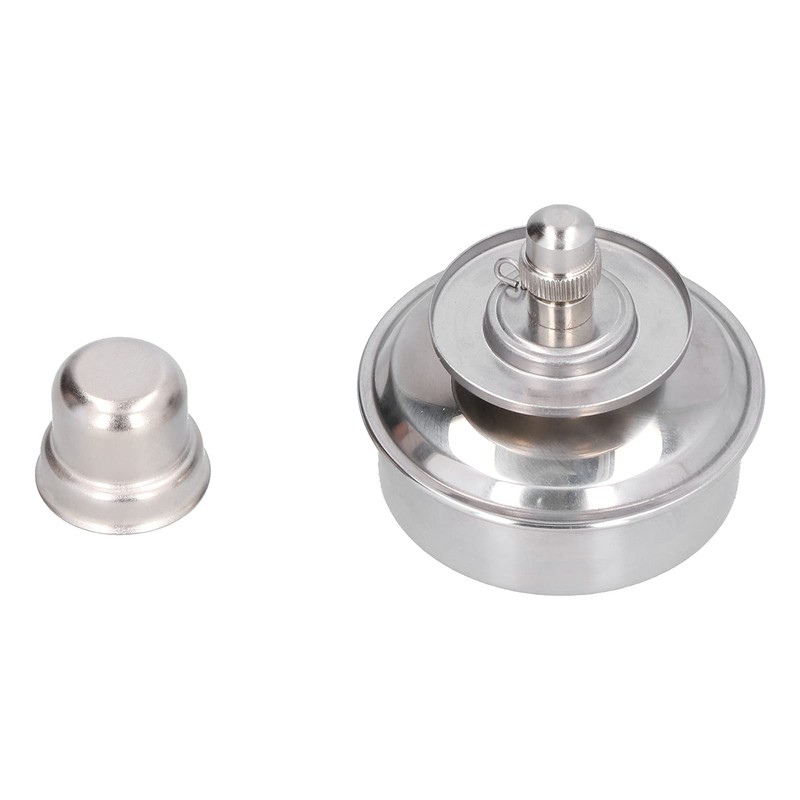 Disee Alcohol Lamp, Adjustable Stainless Steel Lab Alcohol Lamp Explosion-proof