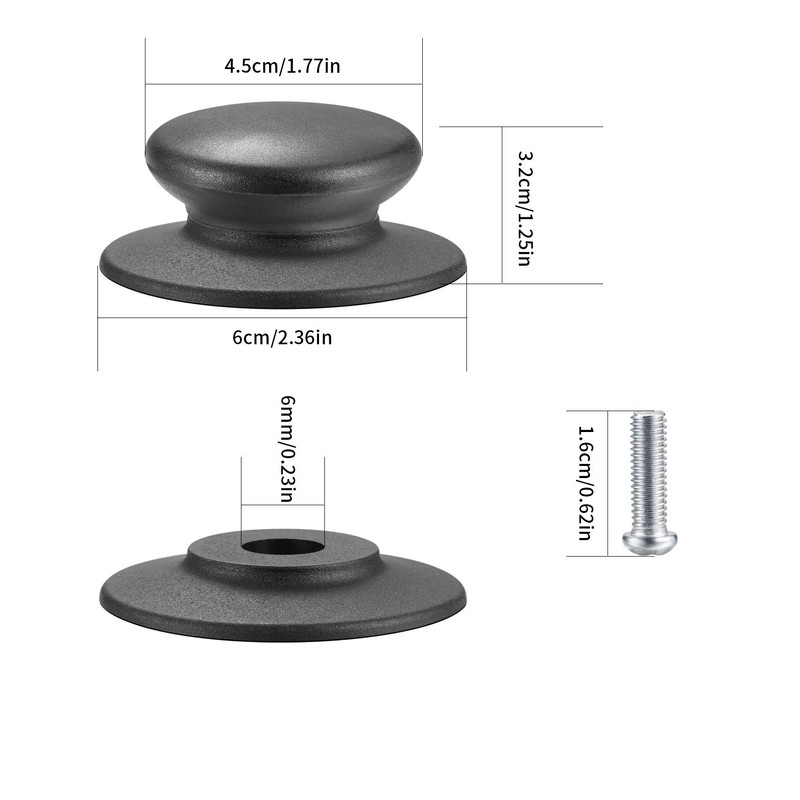 4 Pcs Pot Lid Knob, Universal Replacement Pan Lid Cover