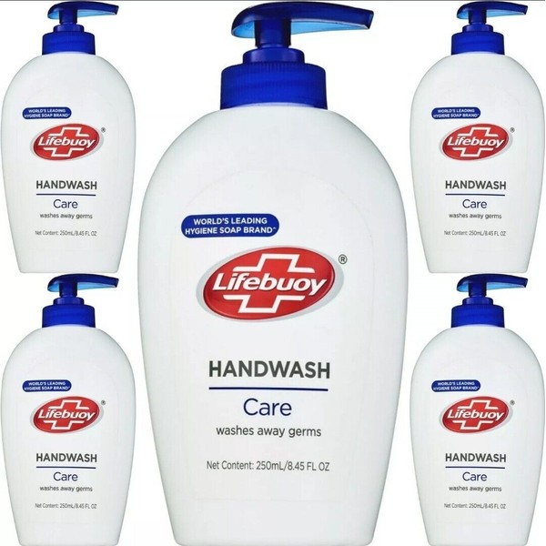✨ (5) Lifebuoy Hand wash Care Washes Away Germs Unilever 8.45 FL OZ Each  ✨