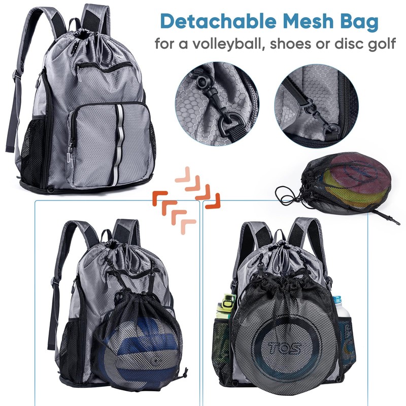 VIGEGARI Large Beach Backpack Waterproof Sandproof - Oversized Beach Bag-