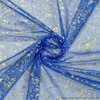 Artoid Mode Gauze Cheesecloth Glitter Foil Blue Gold Table Runner
