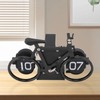 Vintage Flip Desk Clock Bike Shape Retro Mechanical Battery Powered