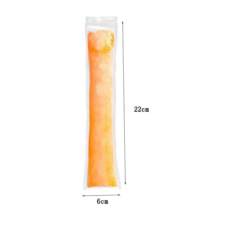 100 Pcs Disposable Ice Popsicle Mold Bags BPA Free Freezer
