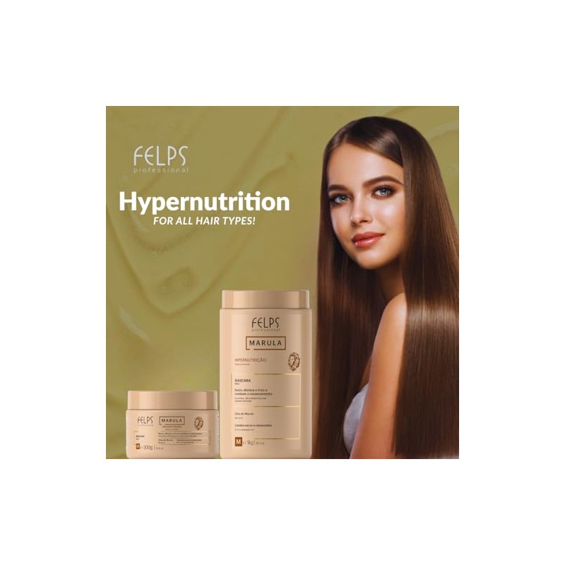 Felps - Mascarilla profesional para el cabello dañado y seco