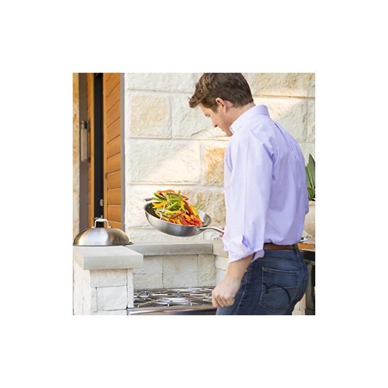 Coyote Stainless Steel Wok for Power Burners - CWOK