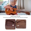 Guitar Picks Box Portable Multifunctional Wooden Guitar Picks Case Storage