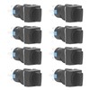25Pcs Knob Selector Switch Self Locking 3 Speed with Light