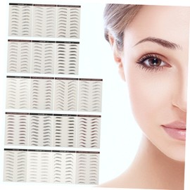 MERRYHAPY 18pcs Waterproof Eyebrow Stickers Temporary for Natural Brows Makeup Brow Sticker Set