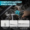 Cordless Ratchet Wrench Kit for Makita 18V Battery, 45 Ft-lbs