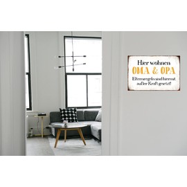 Metal Sign 20 x 30 cm "Alle sagten das geht nicht Spruch Says" Tin Sign