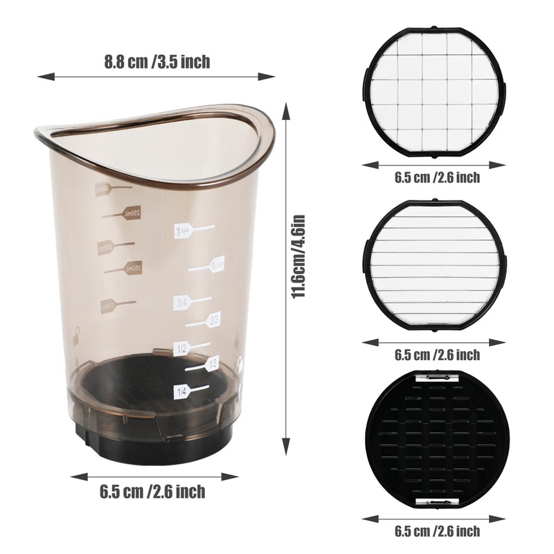 Fruits Slicer Cup,Fruit Slicing Cup with Removable Blade-Strawberry, Banana, Cucumber,