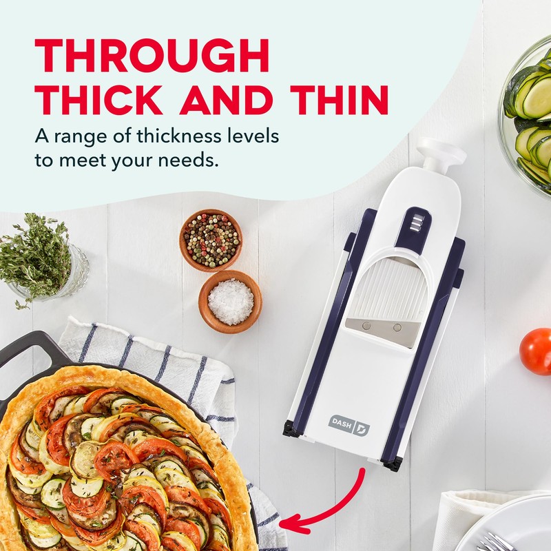 DASH Safe Slice Mandoline for Vegetables, Meal Prep & More