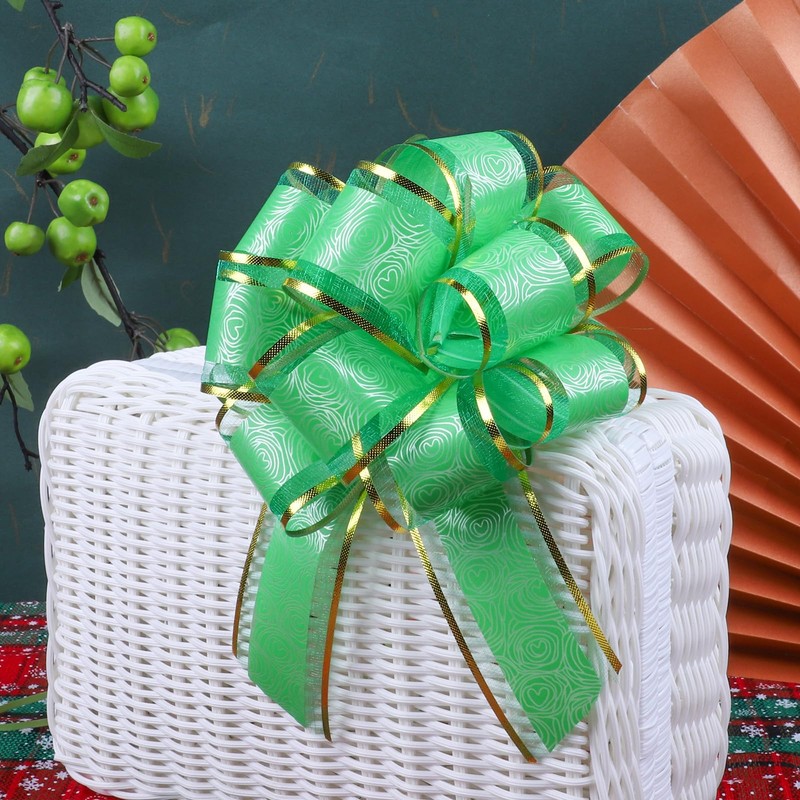 FORBINBO 6 Pieces Rose Pull Bows 6 Inch Gift Wrapping