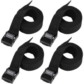 Ayaport 4 Pack Lashing Straps with Buckles Adjustable Cam Buckle Tie Down for Packing