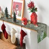 JOTOM Christmas Table Runner Rectangle Table Cloth and Runners Winter