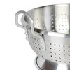 Excellante Aluminum Colander with Base and Handle, Heavy Duty, 16