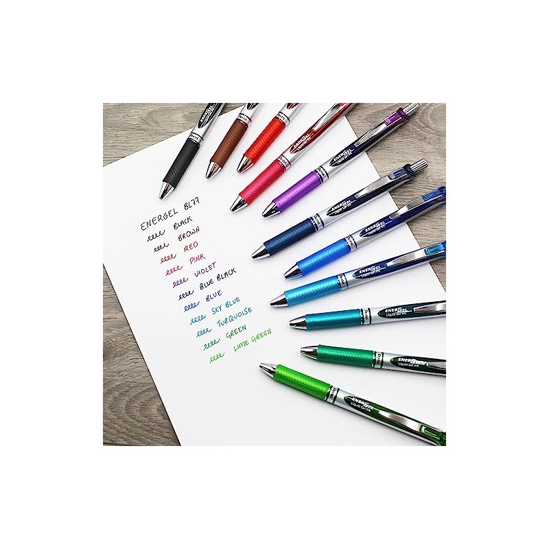 Pentel EnerGel XM BL77 - Retractable Liquid Gel Ink Pen