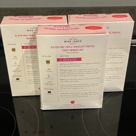 Miss Jones Baking Co. 3X Miss Jones Baking Gluten Free Triple Chocolate Frosted Fudge Brownie Mix X3