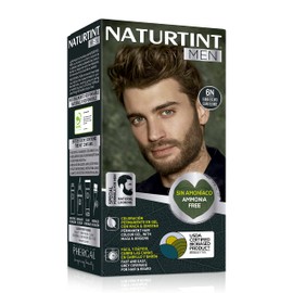 Naturtint Men Bio-Based, Ammonia-Free Permanent Colouring for Men, 100% Grey Hair & Beard Dye, Natural & Long-Lasting Colour, Natural Ingredients, 6N Dark Blonde