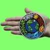 Earth Fire Air Wind Patch Global Nature Elements Embroidered Iron