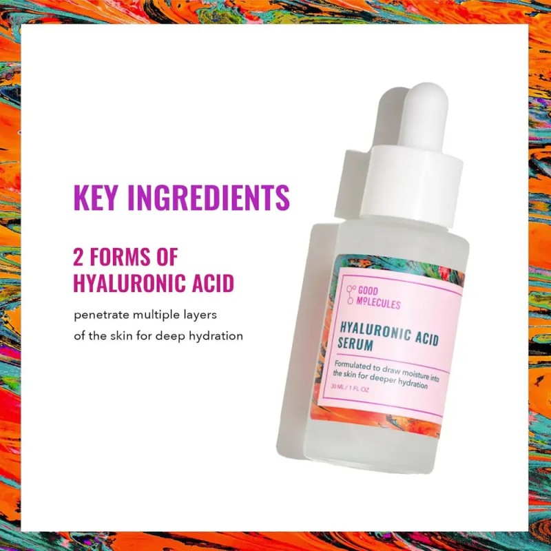 Ácido Hialurónico Sérum Good Molecules 30mL Rostro Hidratante