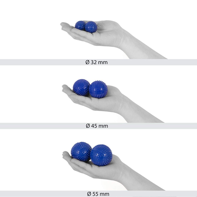 Magnetic Acupuncture Massage Balls, Pack of 2, Diameter 45 mm,
