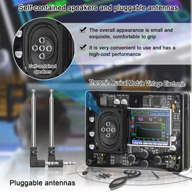 Irfora Interface Type C Audio Theremin Vintage Musical Module Ingenious Electronic Instrument Multiple Adjustable Voices with Color Screen