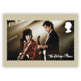 THE ROLLING STONES, ORIGINAL ROYAL MAIL POSTCARD, YEAR 2018 # 04