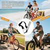 Universal Heavy-Duty Steel Bicycle Trailer Hitch Coupler - Quick-Release Connector