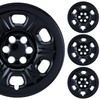 PACRIM 16" Gloss Black Wheel Skin Set Made Compatible with