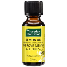 Thursday Plantation 100% Pure Lemon Oil 25ml Yellow, 1, 80.0 grams