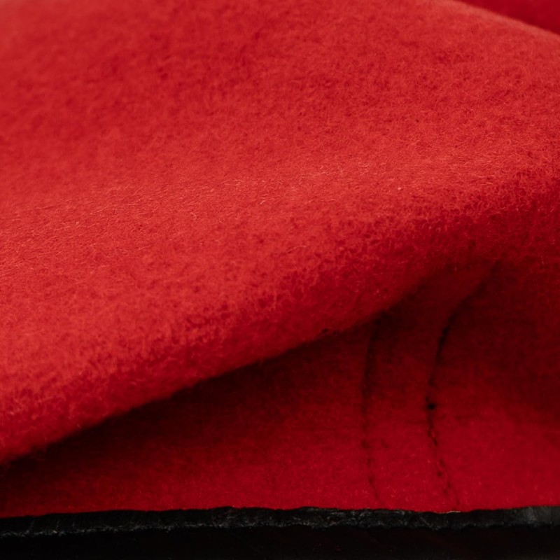 Wool British Military Beret, Red (Royal Military Police), 59 cm