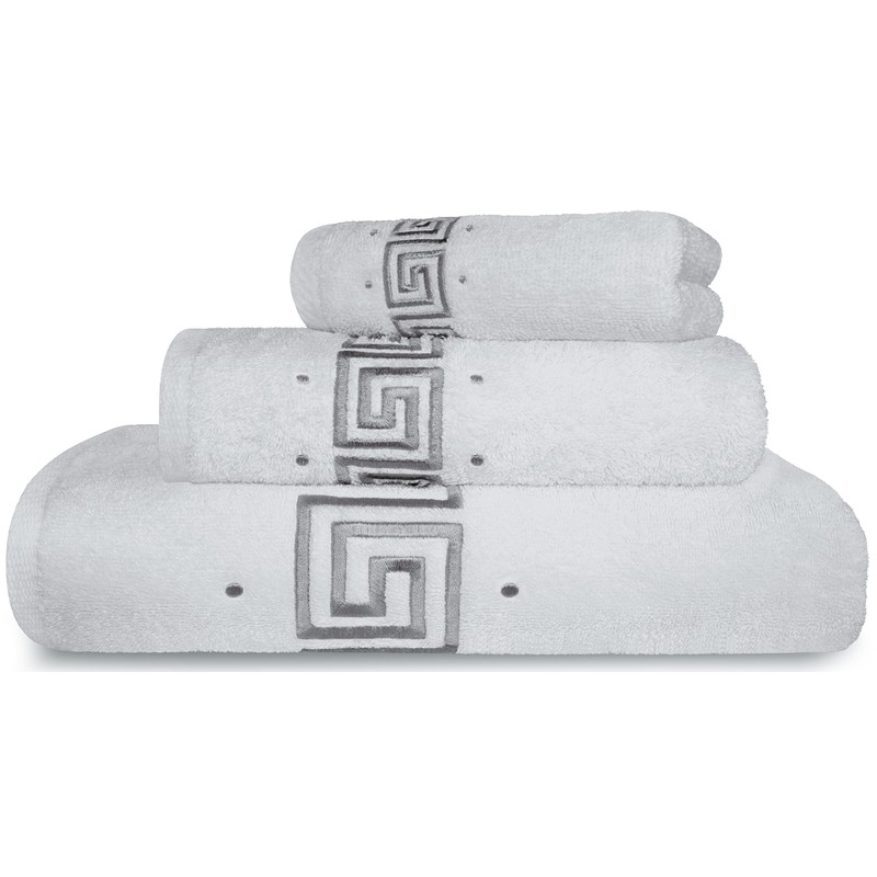 Decorative Greek Key 100% Cotton 3 Piece Set - 650