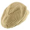 Armycrew Deep Crown Slouchy 100% Cotton RGY Rasta Visored Beanie